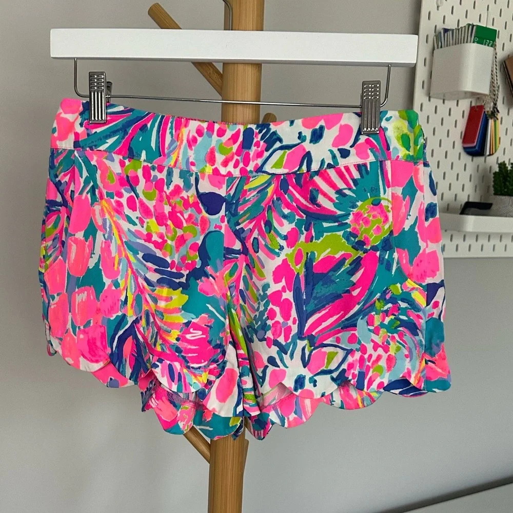 Lilly Pulitzer Dahlia Short in Gumbo Limbo Sz Small 🌸Collectors Print! - Picture 5 of 10